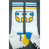 Sk8erboy Chaussettes Diaper Blanches